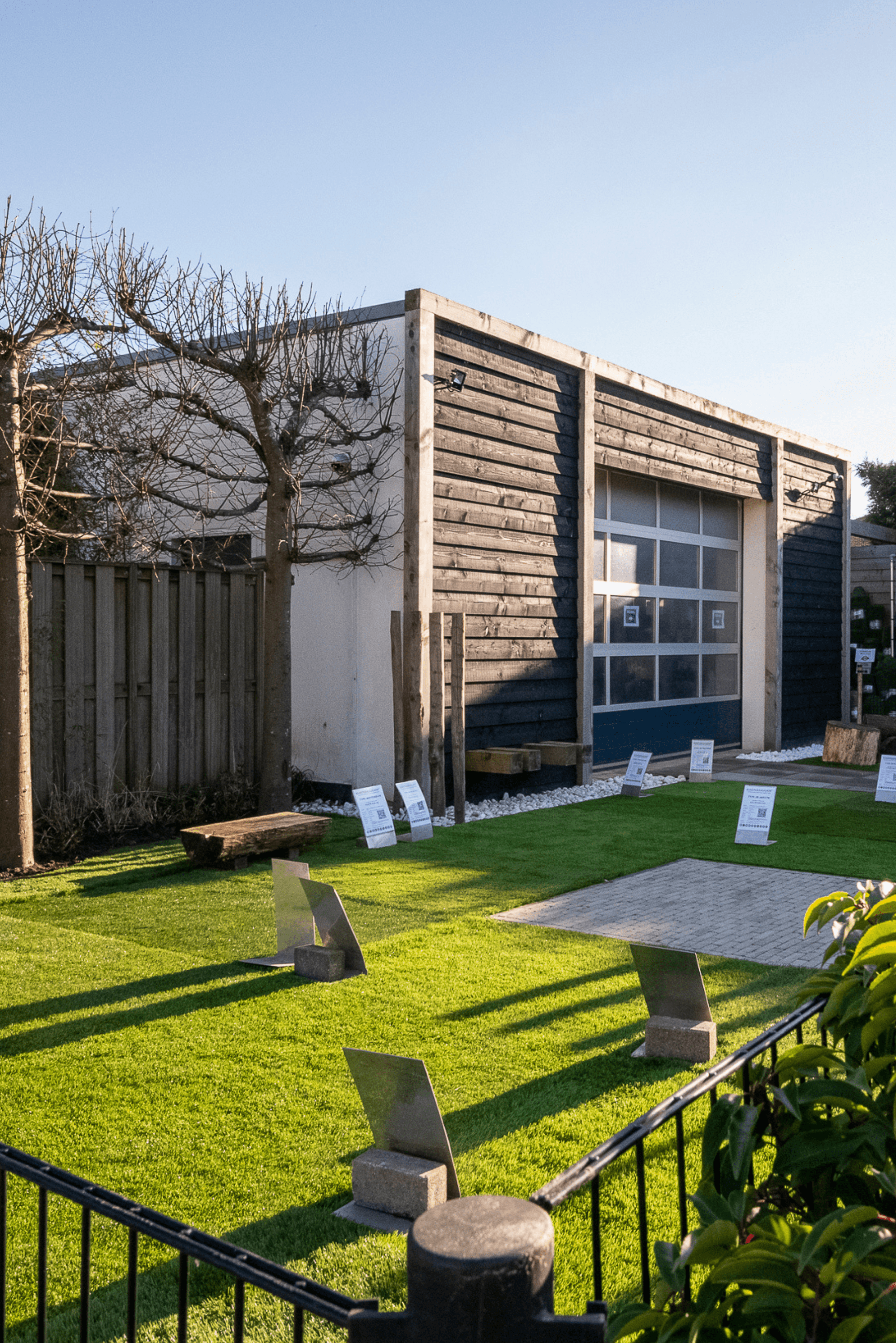 Showtuin en couponhal Onlinekunstgrasshop
