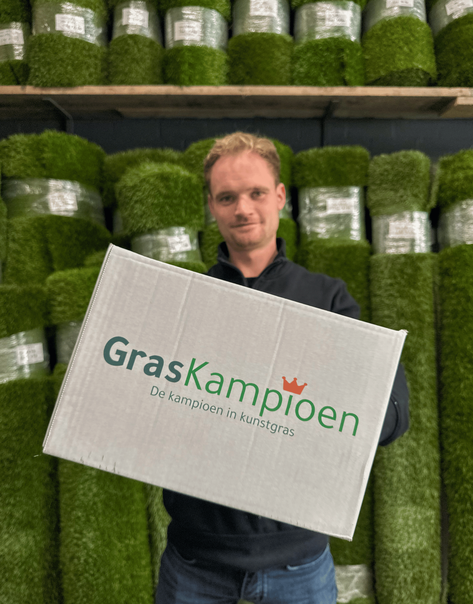 Kunstgras stalendoos